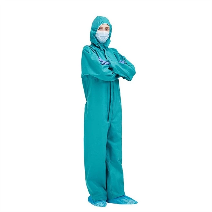 disposable blue overalls